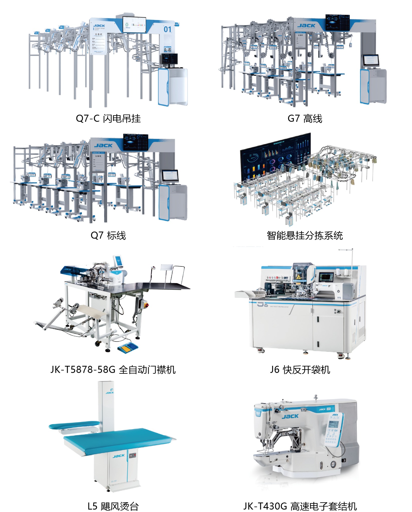 MIGELUN intelligent hanging and automated sewing equipment