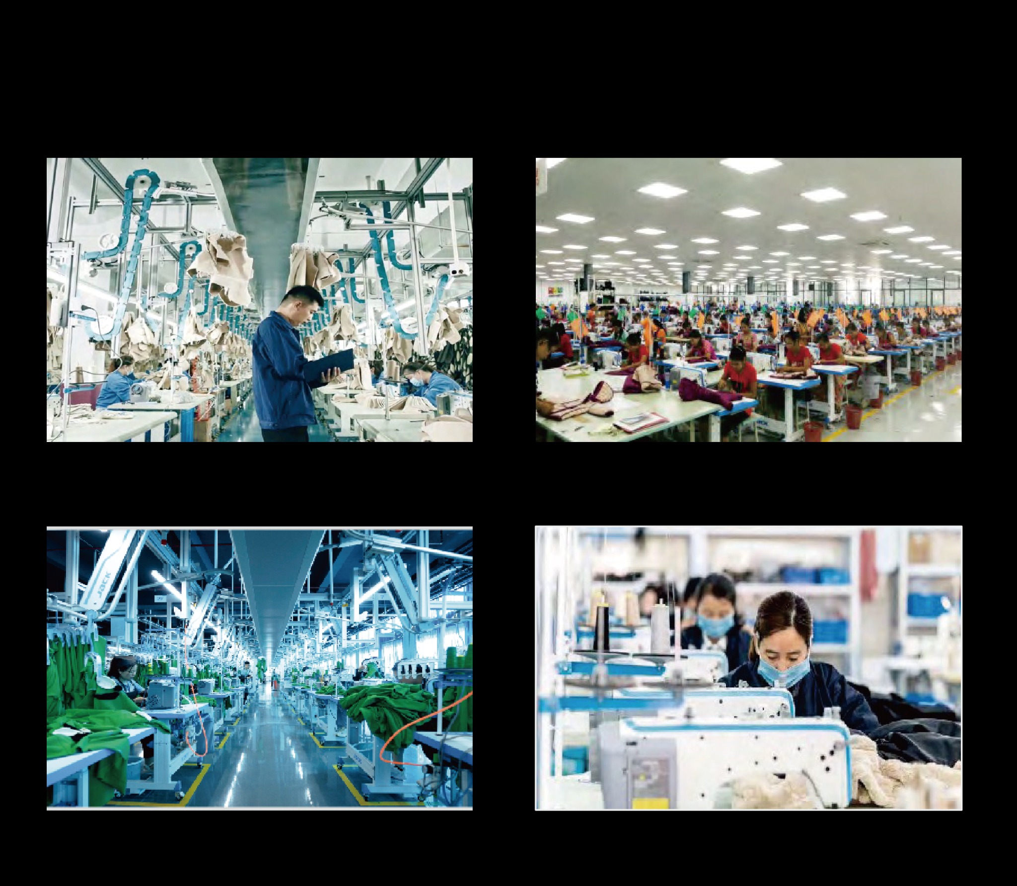 MIGELUN production teams and intelligent hanging lines